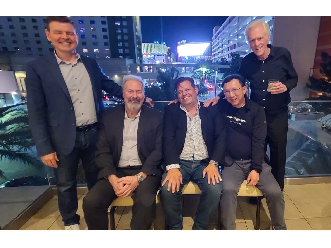 With David Morgan and Friends at the Celebration Party for 100 dollar Silver